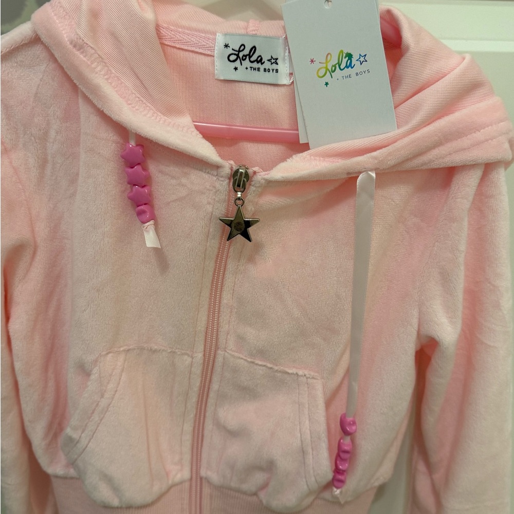 Lola + The Boys Soft Pink Sweatshirt